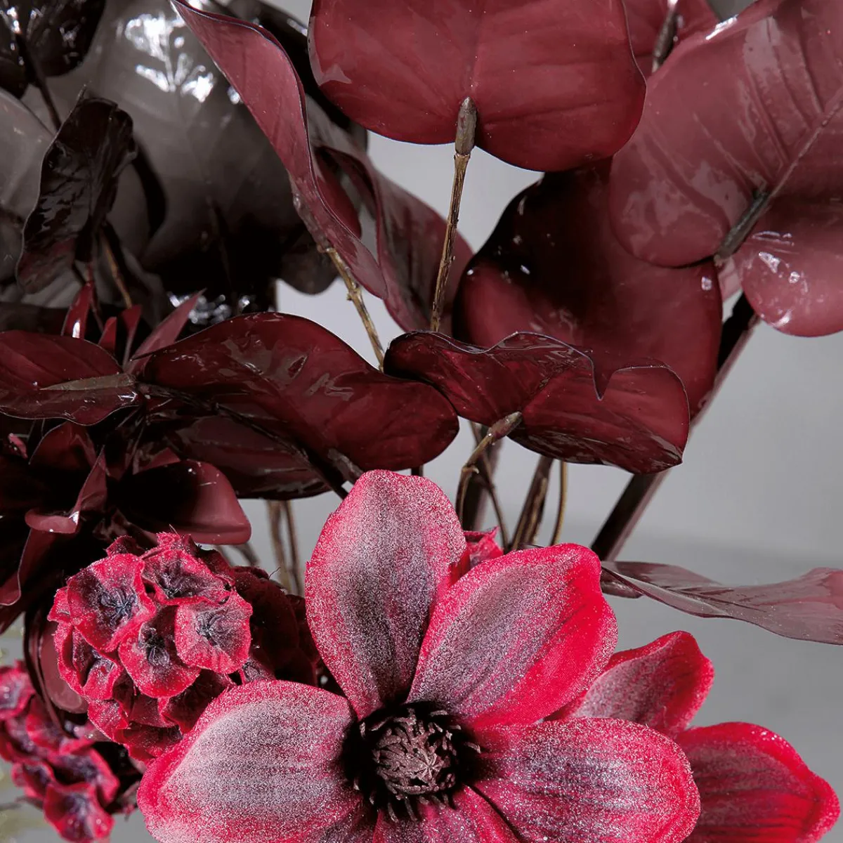 Decoración De Otoño>DecoWoerner Dalia Artificial 56 Cm Burdeos rojo
