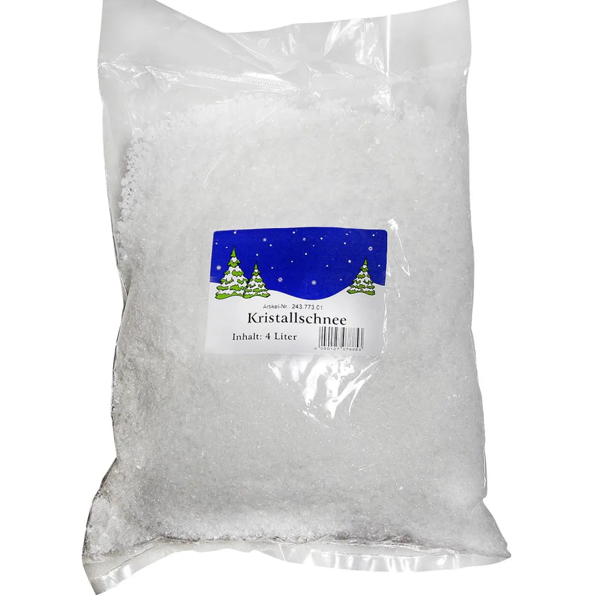 Decoración Dispersa|Decoración De Invierno>DecoWoerner Deco Crystal Snow 140 G (4 Litros) blanco