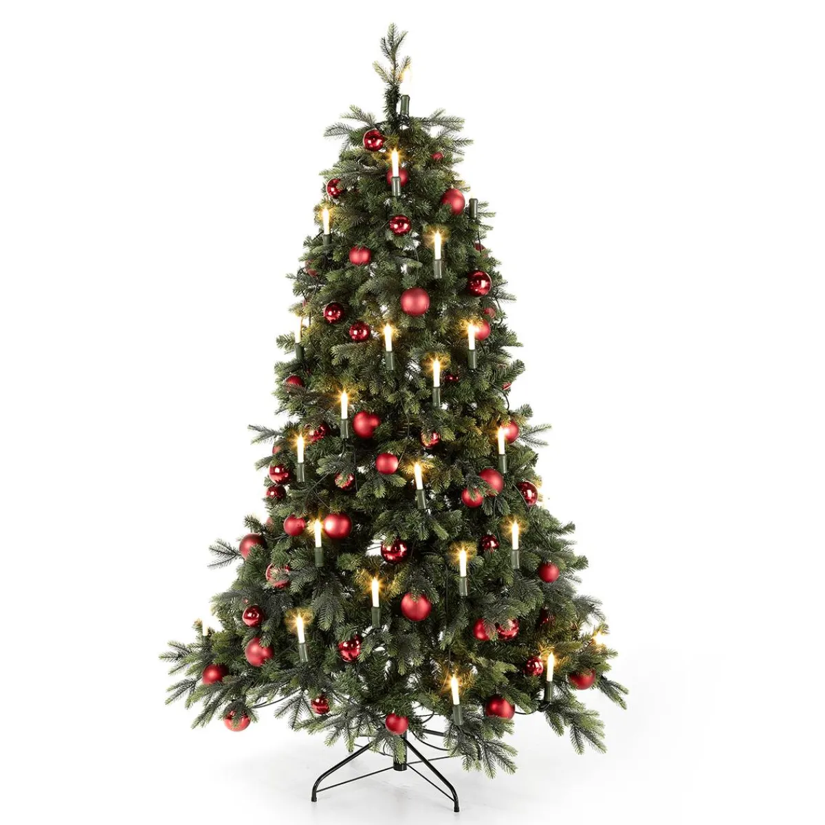 Luz Decorativa|Luces De Navidad>DecoWoerner Eje Velas Luz Cadena Para Interior Y Exterior 22 M verde