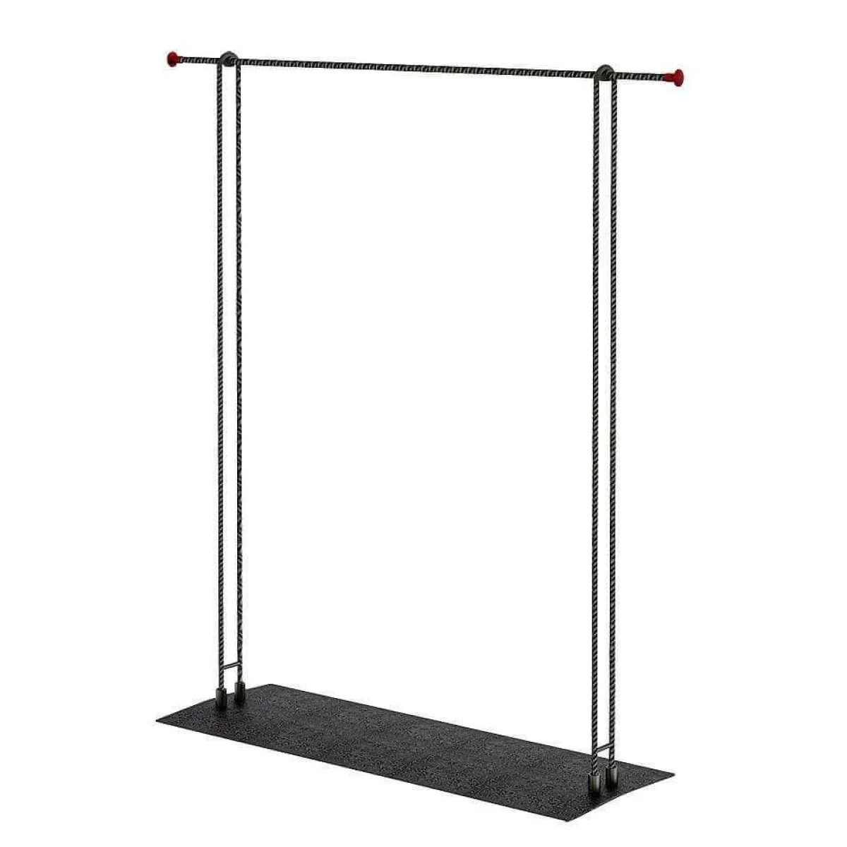 Percheros>DecoWoerner El Puesto De Ropa Confeccionada LOFT, 130 X 150 Cm negro