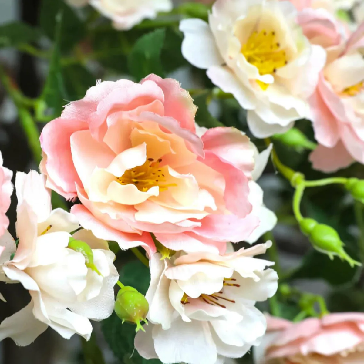 Decoración De Primavera|Árboles Artificiales>DecoWoerner El árbol De s Artificial Blanco/do, 210 Cm rosa
