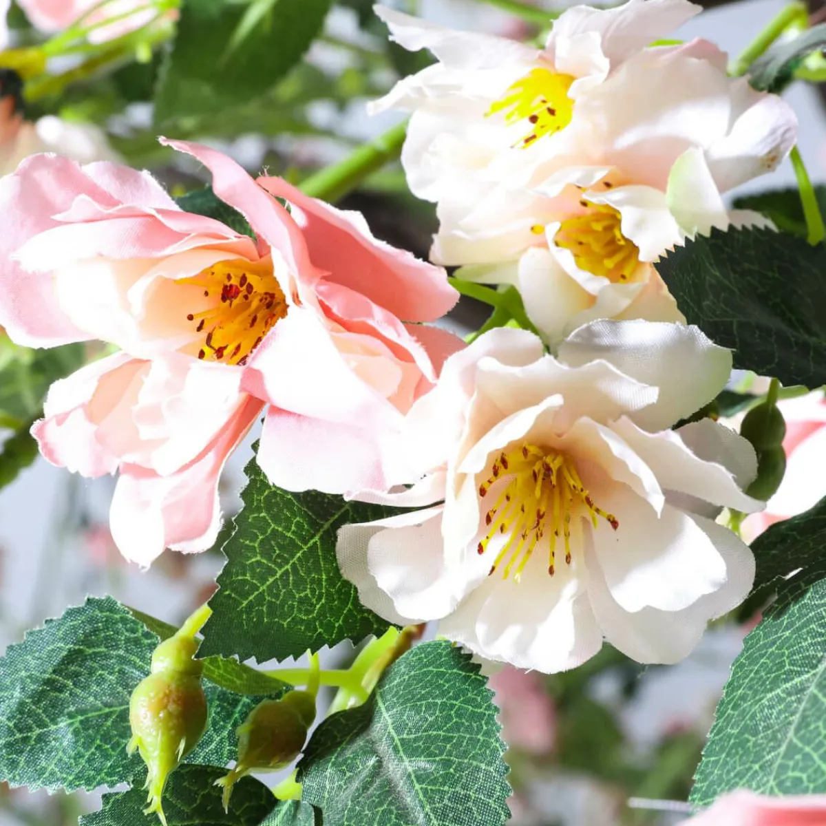 Decoración De Primavera|Árboles Artificiales>DecoWoerner El árbol De s Artificial Blanco/do, 210 Cm rosa
