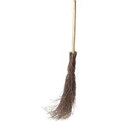 Decoración Temática|Decoración De Otoño>DecoWoerner Escoba Decorativa De Broza, 125 Cm marrón