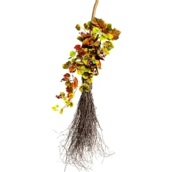 Decoración Temática|Decoración De Otoño>DecoWoerner Escoba Decorativa De Broza, 125 Cm marrón