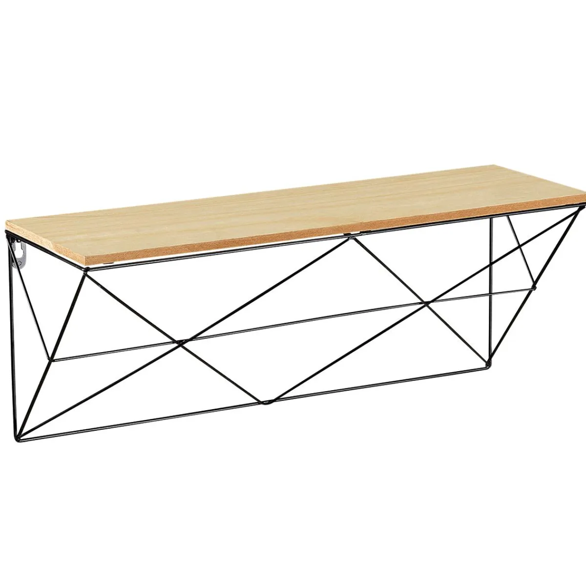 Expositores Para Tiendas|Decoración Natural>DecoWoerner Estantería De Pared Anchura 57 Cm marrón