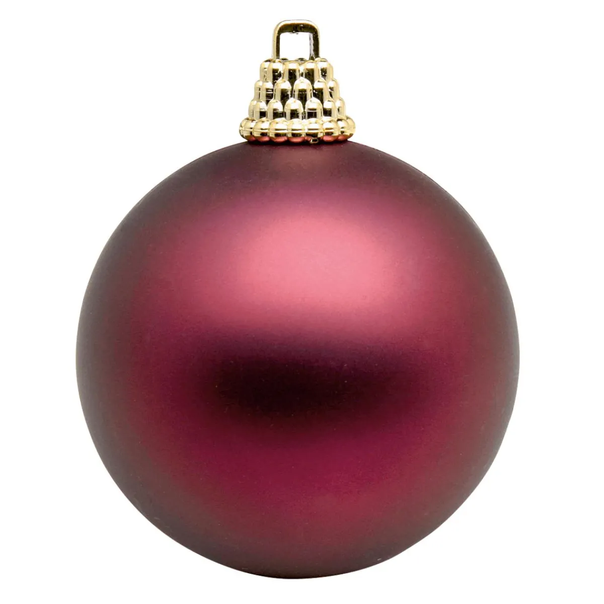Bolas De Navidad>DecoWoerner Estera, Bolas De Plástico De Color Mora, 6 Cm Ø - 24 Piezas rojo