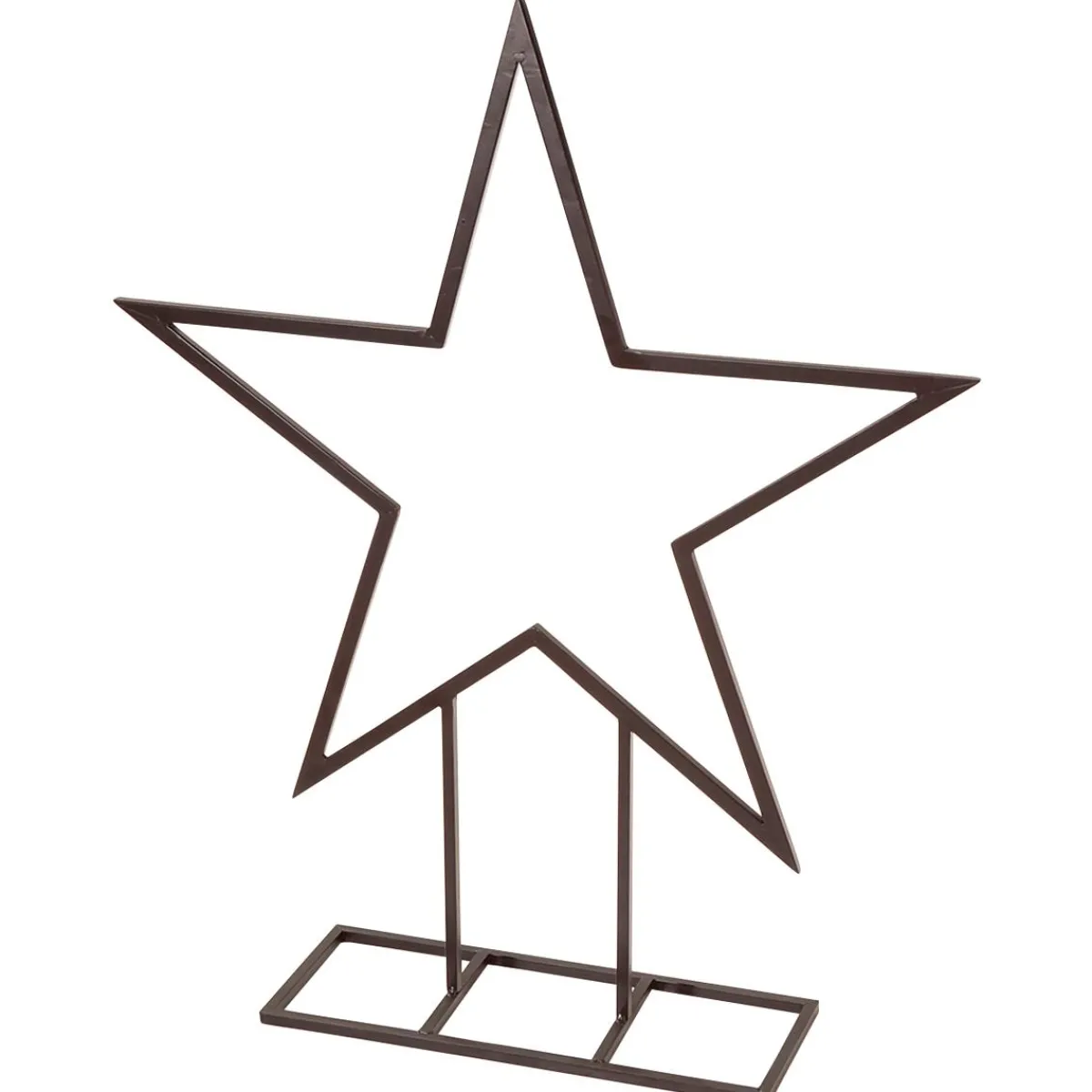 Estrella De Navidad>DecoWoerner Estrella De Metal Altura 80 Cm negro