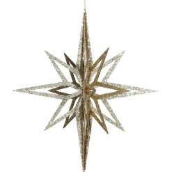 Estrella De Navidad>DecoWoerner Estrella Decorativa 3D, Ø 60 Cm, oro