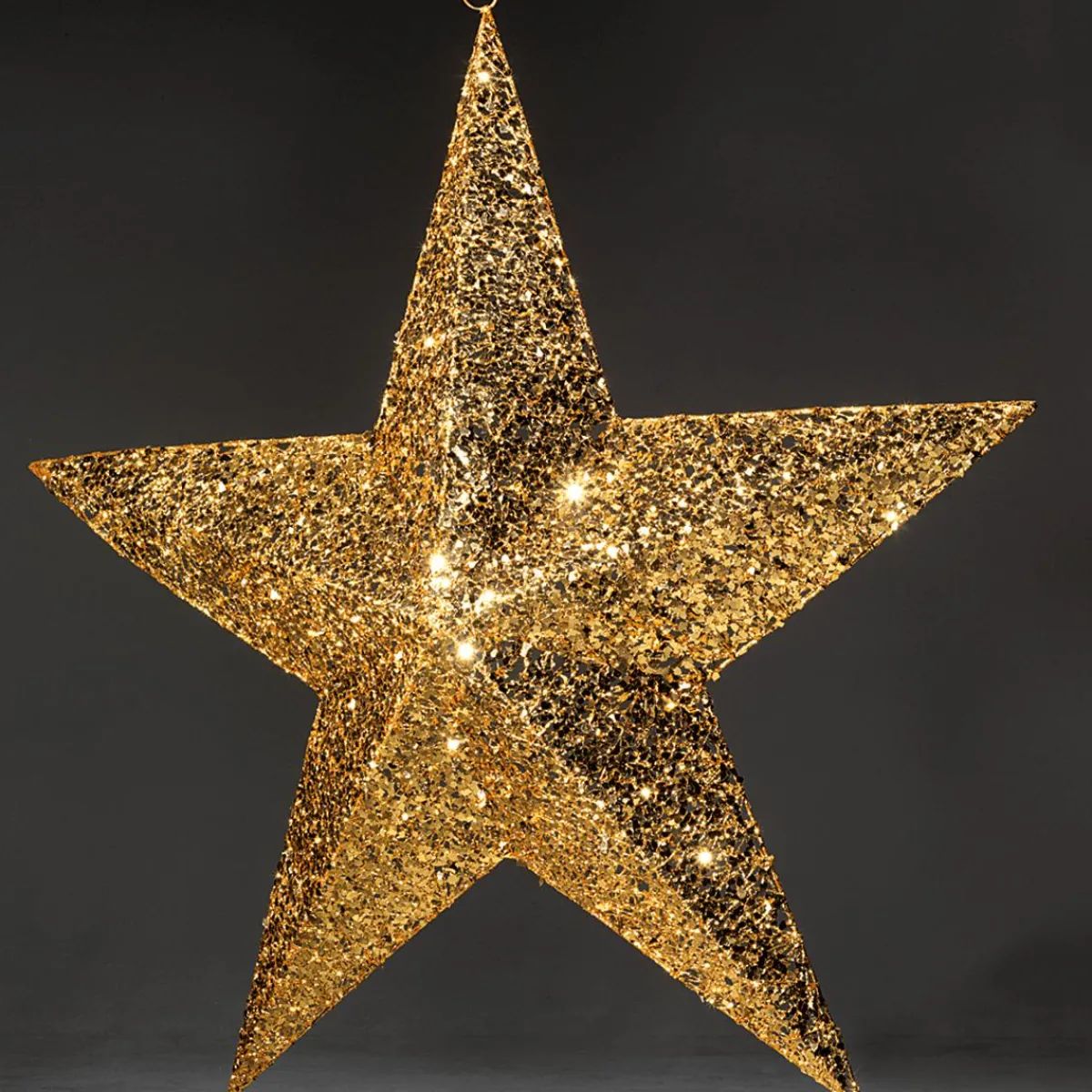 Decoración Navideña Xxl|Estrella De Navidad>DecoWoerner Estrella Decorativa, Dorado, Ø 150 Cm oro