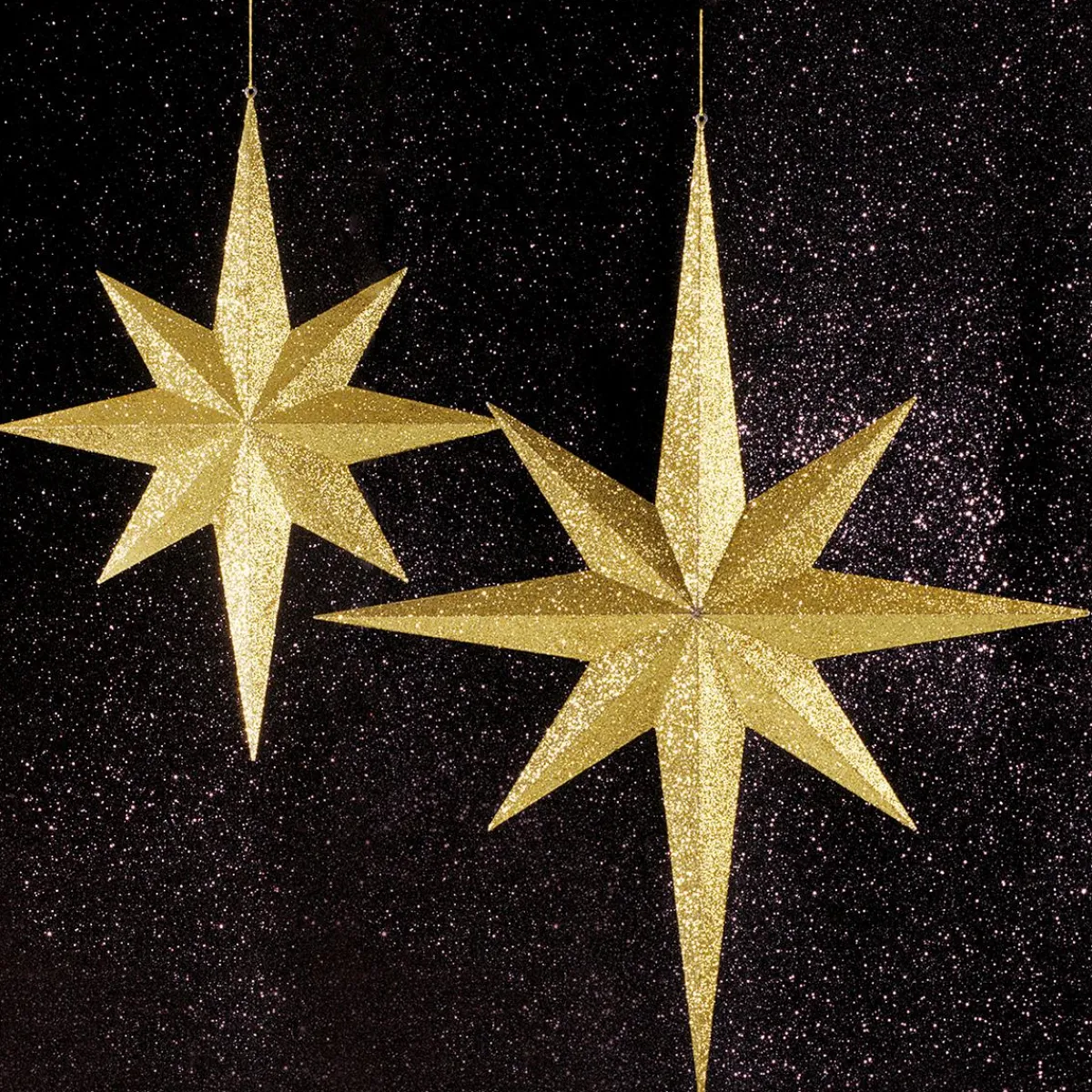 Decoración Navideña Xxl|Estrella De Navidad>DecoWoerner Estrella Decorativa XXL 100 Cm oro