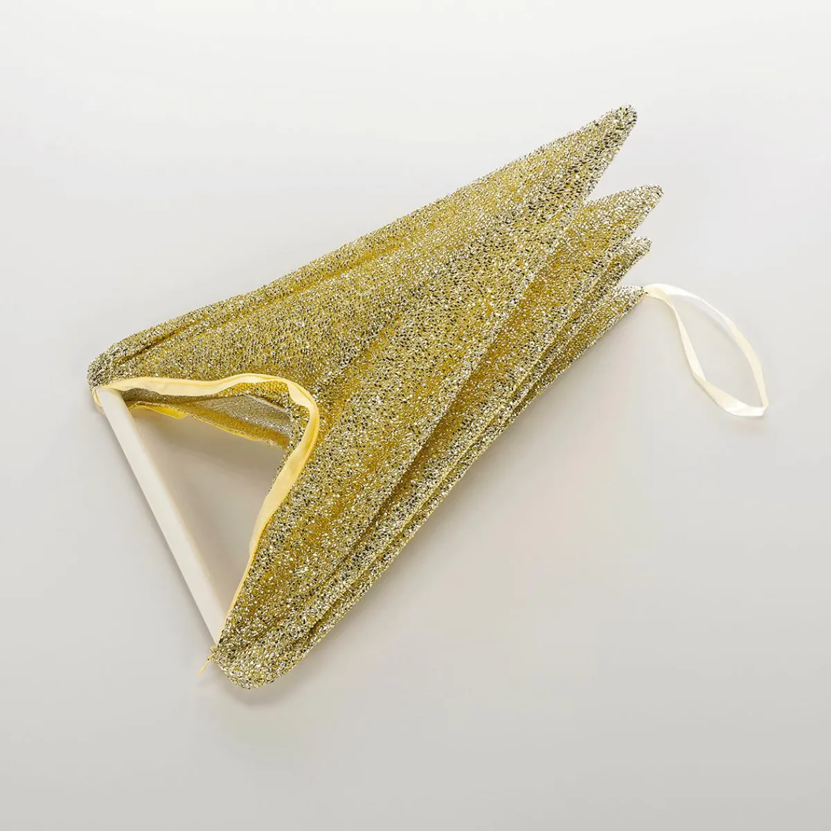 Estrella De Navidad>DecoWoerner Estrella Dorada Plegable Deco Con Cremallera, 40 Cm oro