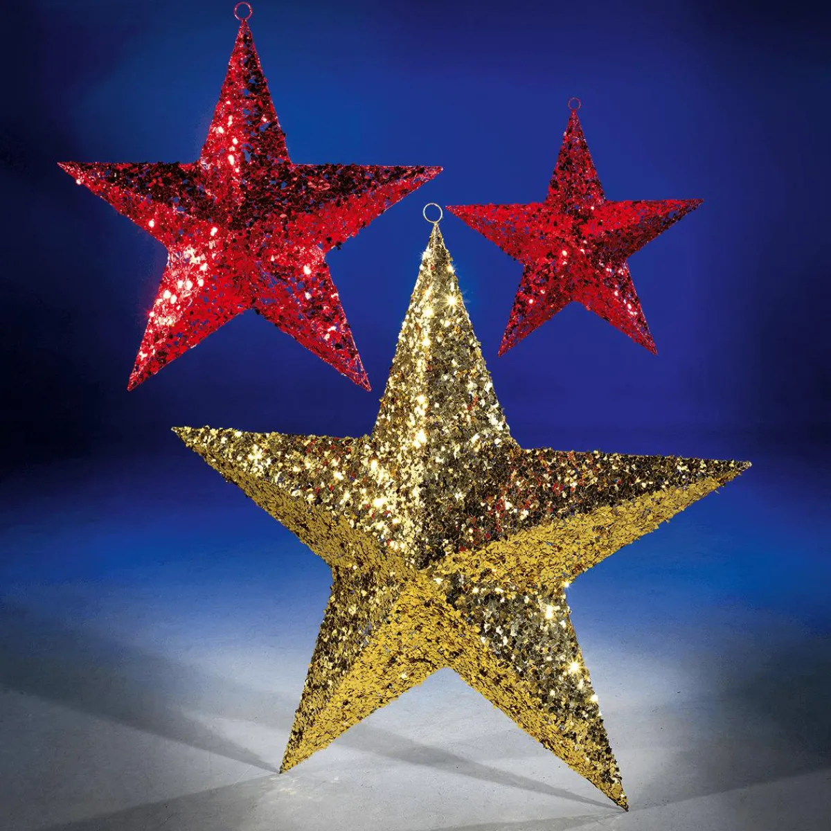 Estrella De Navidad>DecoWoerner Estrella Gigante Decorativa Roja Ø 80 Cm rojo