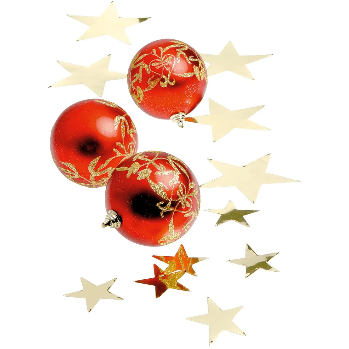 Decoración Dispersa|Estrella De Navidad>DecoWoerner Estrellas Decorativas Para Dispersar , Ø 10 Cm, 25 Piezas oro