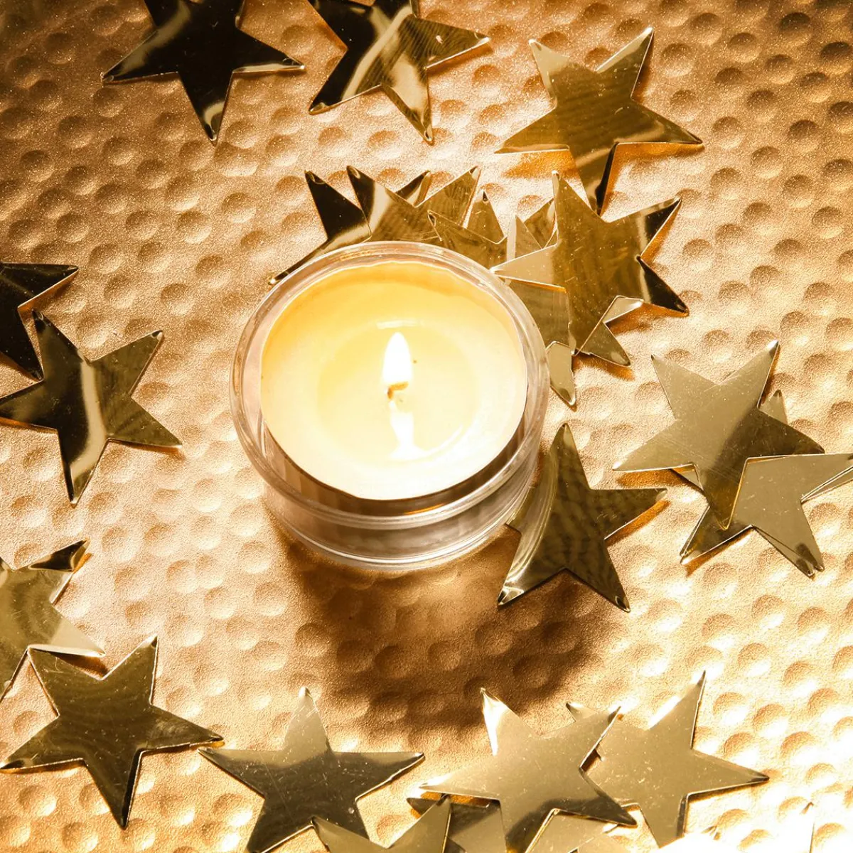 Decoración Dispersa|Estrella De Navidad>DecoWoerner Estrellas Decorativas Para Dispersar , Ø 10 Cm, 25 Piezas oro
