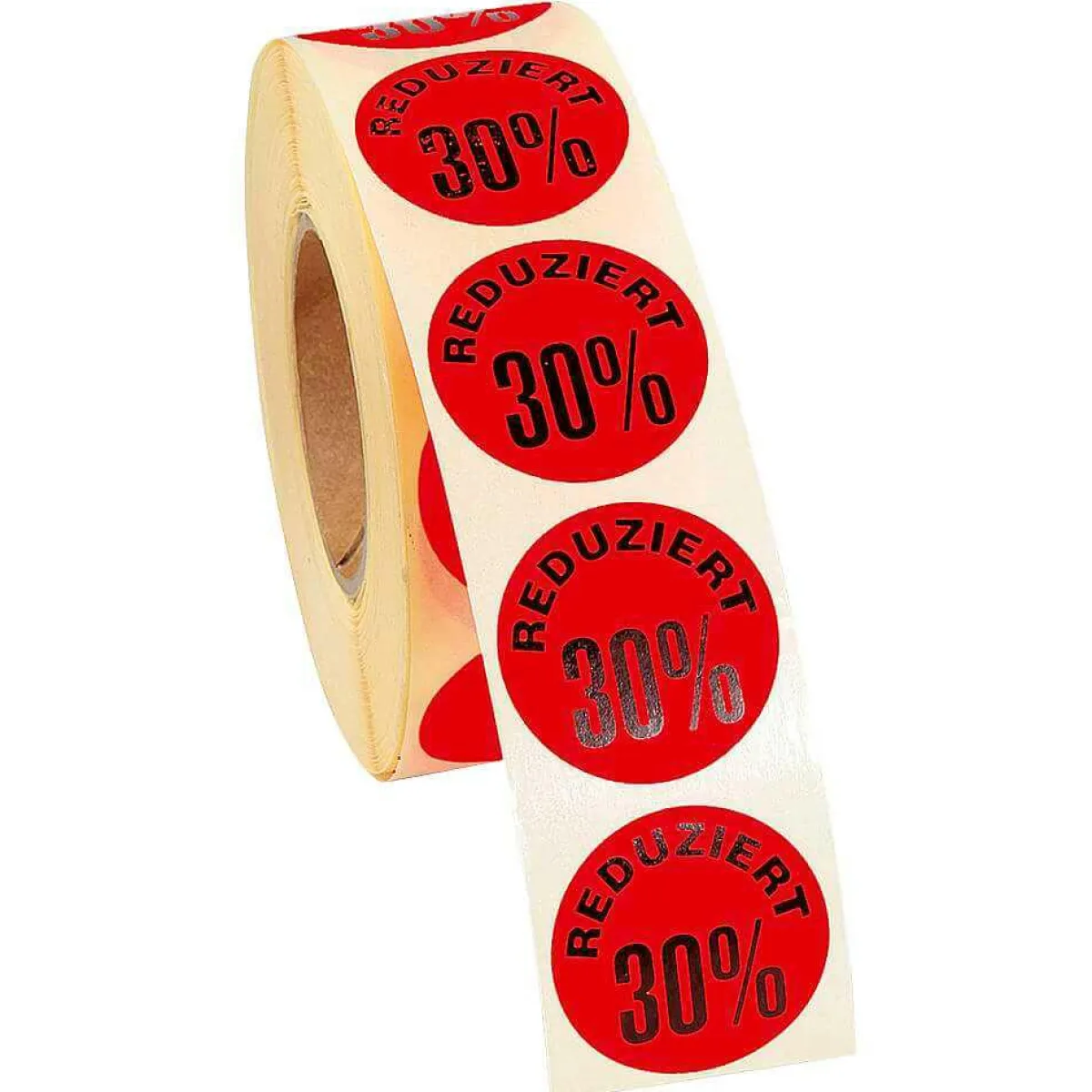 Etiquetaje|Material De Rebajas>DecoWoerner Etiquetas Promocionales 30 %, 1000 Piezas rojo
