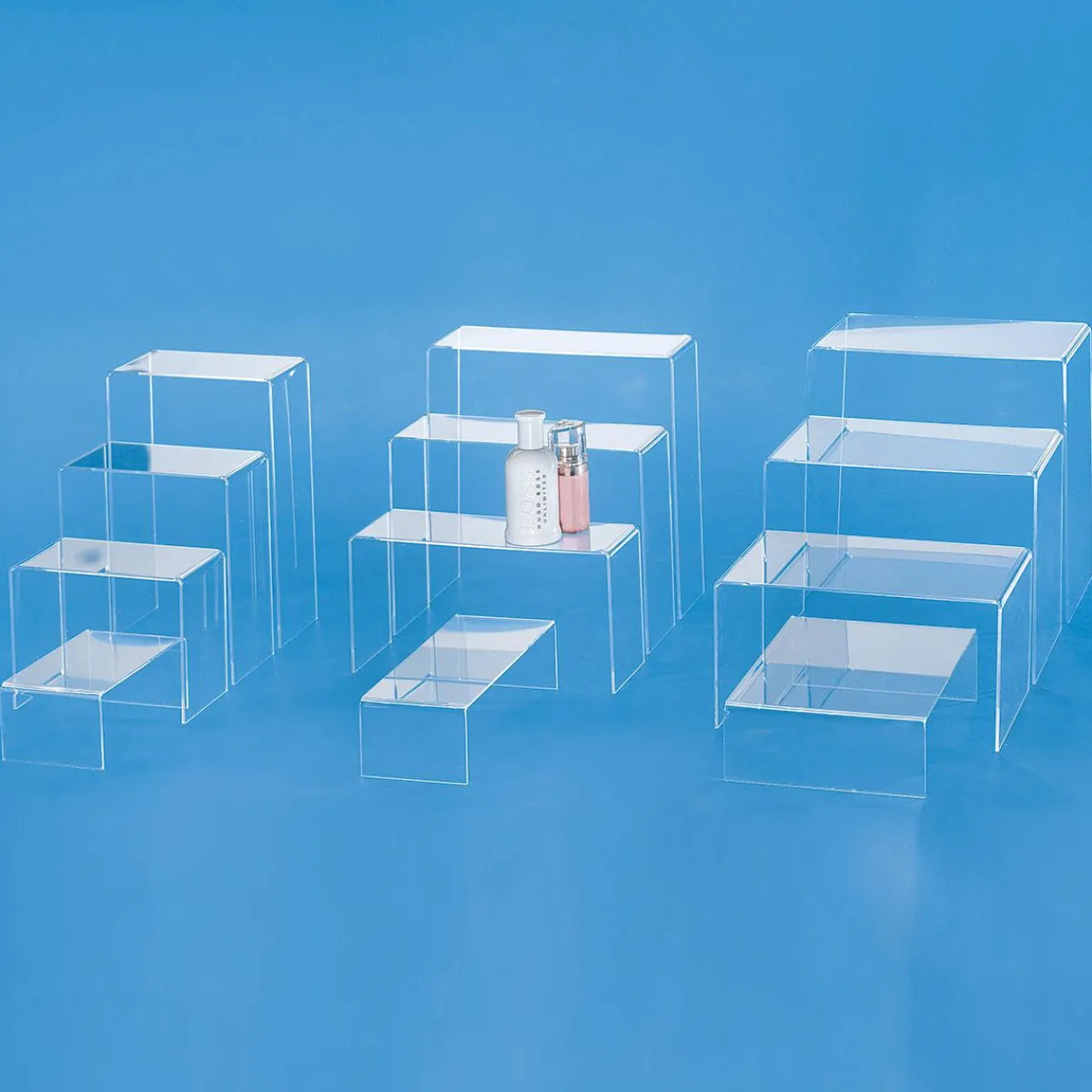 Expositores Para Tiendas>DecoWoerner Expositor Acrílico 10 Cm Profundidad 4 Piezas transparente