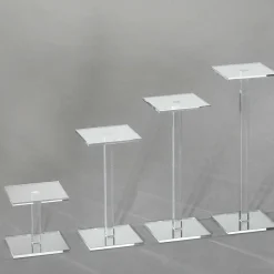 Expositores Para Tiendas>DecoWoerner Expositor De 4 Piezas Con Soporte transparente