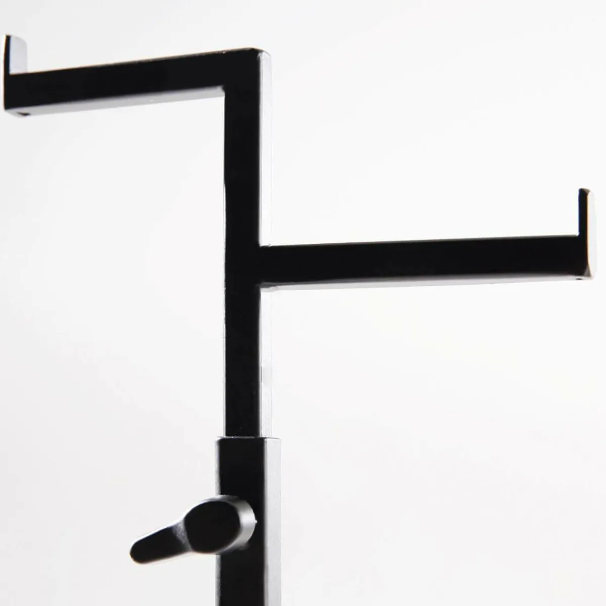 Expositores Para Tiendas>DecoWoerner Expositor De Accesorios 2 Brazo, Extensible 39 - 70 Cm negro