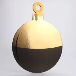 Decoración Navideña Xxl>DecoWoerner Expositor De Bolas De Navidad 35 X 46 Cm Oro negro
