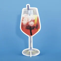 Decoración Temática|Decoración De Verano>DecoWoerner Expositor De Cócteles Aperol Spritz 20 X 50 Cm naranja