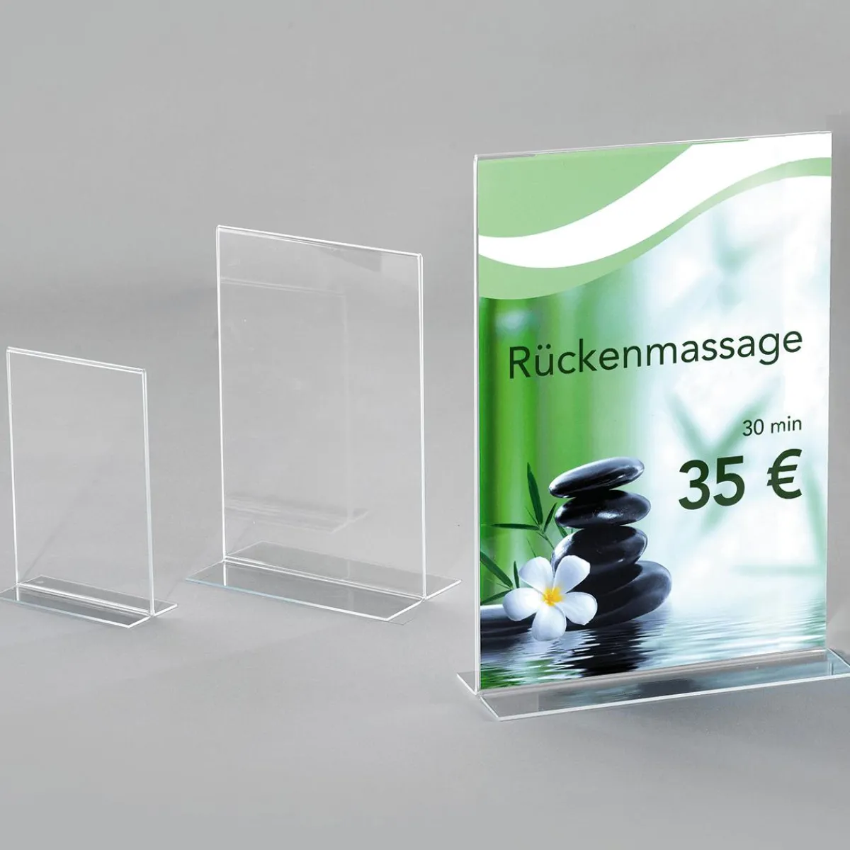 Carteles Y Señalización>DecoWoerner Expositor De Mesa, DIN A4, Formato Vertical transparente