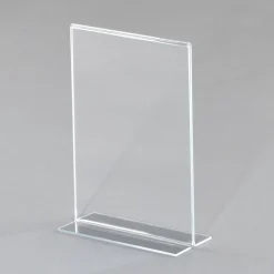 Carteles Y Señalización>DecoWoerner Expositor De Mesa, DIN A6, Formato Vertical transparente