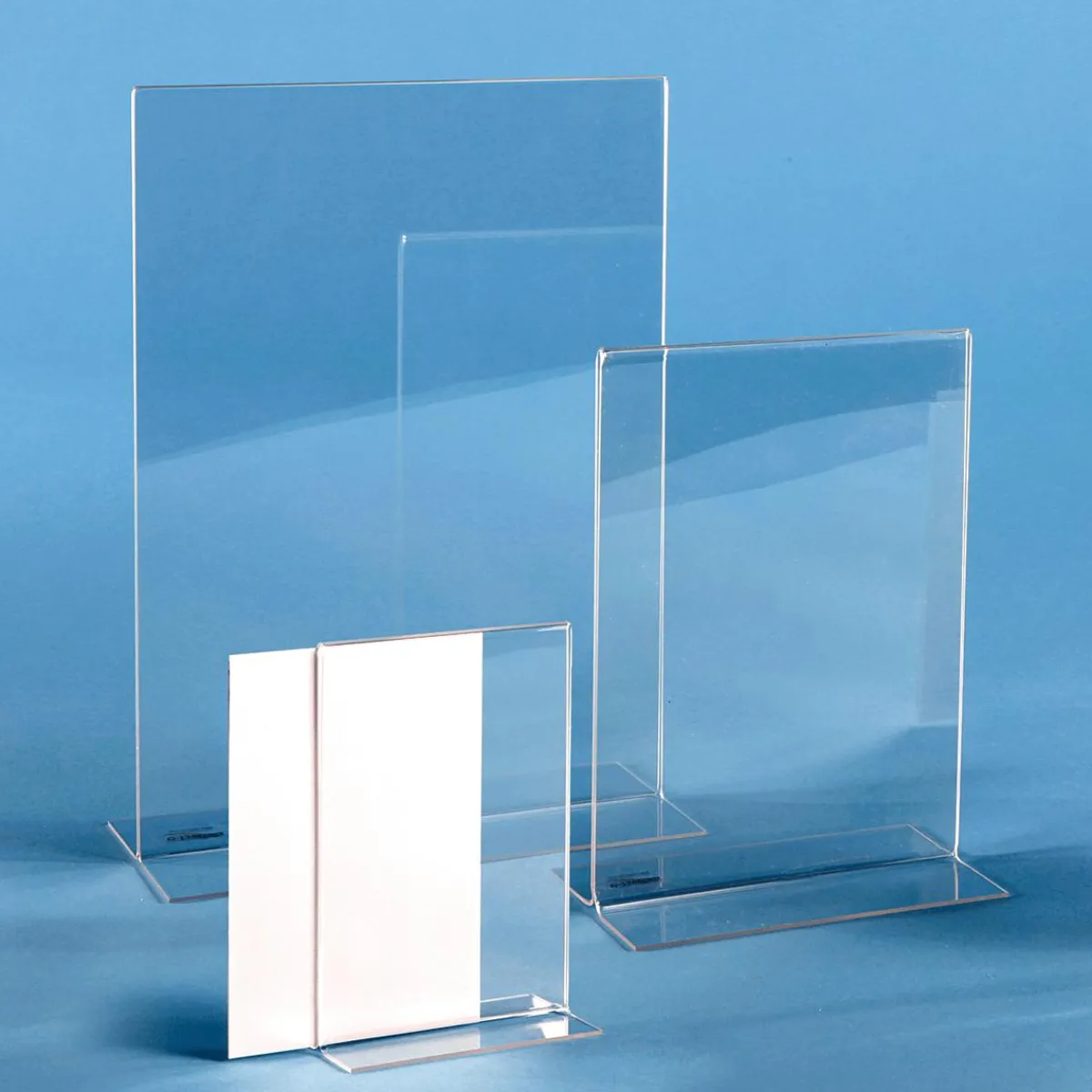 Carteles Y Señalización>DecoWoerner Expositor De Mesa, DIN A6, Formato Vertical transparente