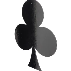 Decoración Temática>DecoWoerner Expositor Decorativo Color Del Naipe Trébol 50 X 47 Cm negro