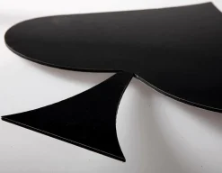 Decoración Temática>DecoWoerner Expositor Decorativo Color Del Naipe Pica 50 X 47 Cm negro