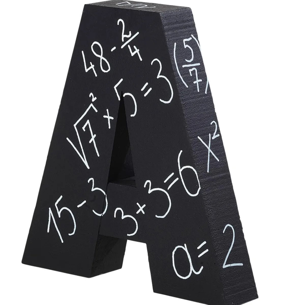 Decoración Temática>DecoWoerner Expositor Decorativo Letra A, Altura 50 Cm negro