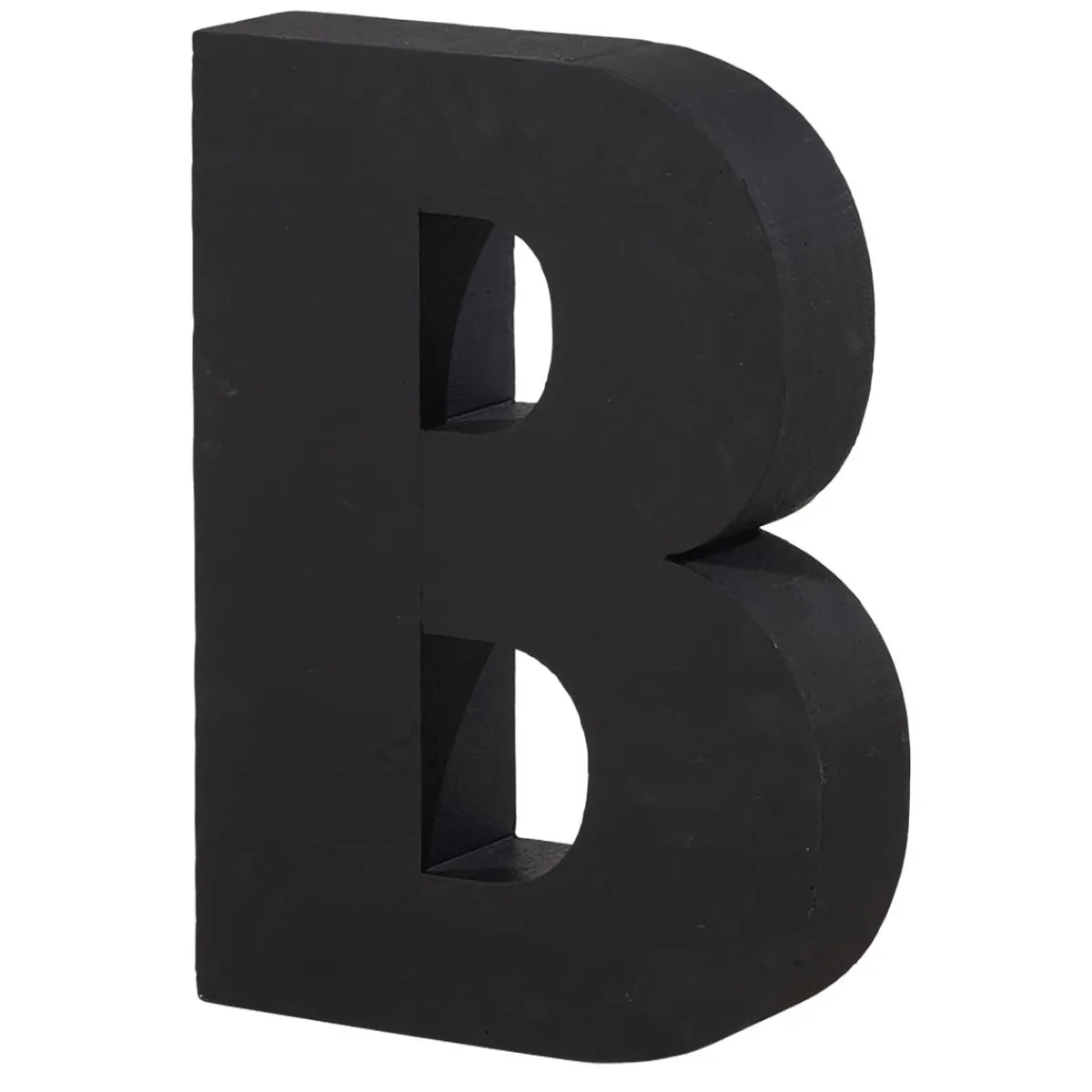 Decoración Temática>DecoWoerner Expositor Decorativo Letra B, Altura 50 Cm negro
