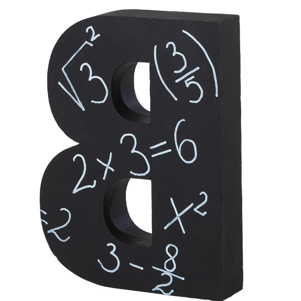 Decoración Temática>DecoWoerner Expositor Decorativo Letra B, Altura 50 Cm negro