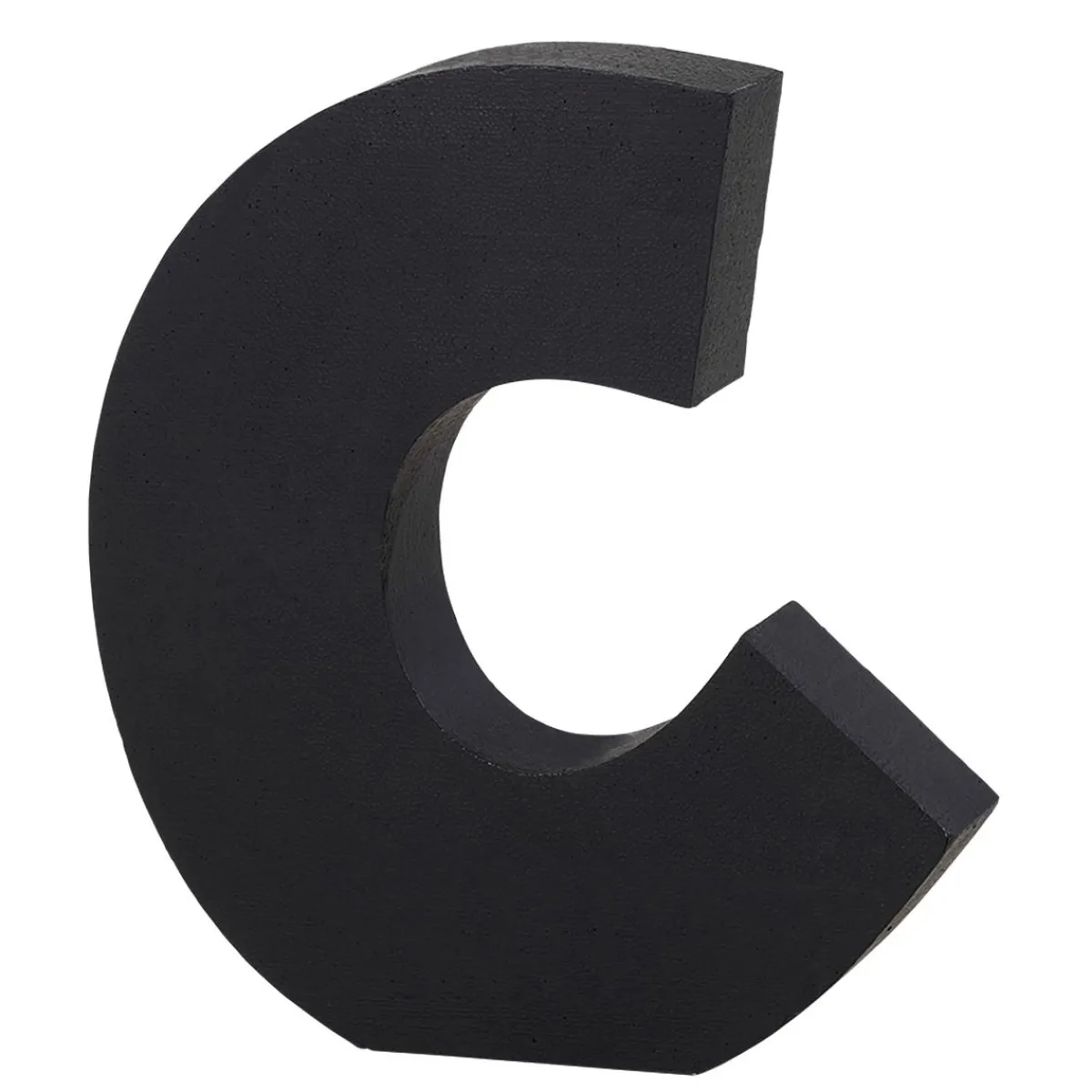 Decoración Temática>DecoWoerner Expositor Decorativo Letra C, Altura 50 Cm negro