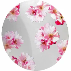 Decoración Temática|Decoración De Primavera>DecoWoerner Expositor Espejo Flores Del Cerezo Ø 80 Cm rosa