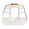 Decoración De Invierno>DecoWoerner Expositor Góndola Blanco / Dorado 38 X 31 Cm