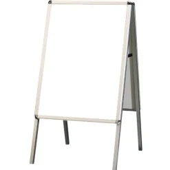 Carteles Y Señalización>DecoWoerner Expositor Para Carteles "Profi Line" Resistente A La Intemperie A1 plata