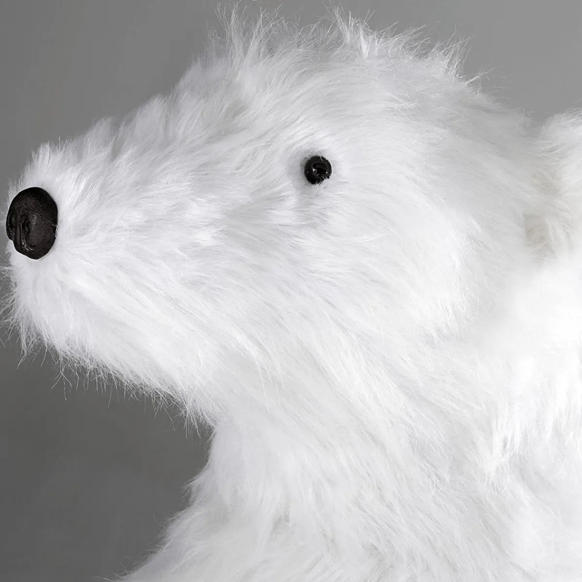 Decoración De Animales|Decoración De Invierno>DecoWoerner Figura Animal De Tamaño Natural Oso Polar, Altura: 190 Cm blanco
