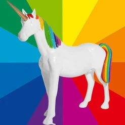 Decoración De Animales>DecoWoerner Figura De Unicornio Del Arco Iris Su Color Preferido
