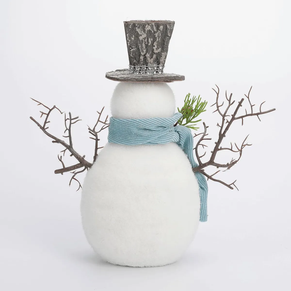 Decoración De Invierno|Figuras De Navidad>DecoWoerner Figura Decorativa Muñeco De Nieve 22 Cm blanco
