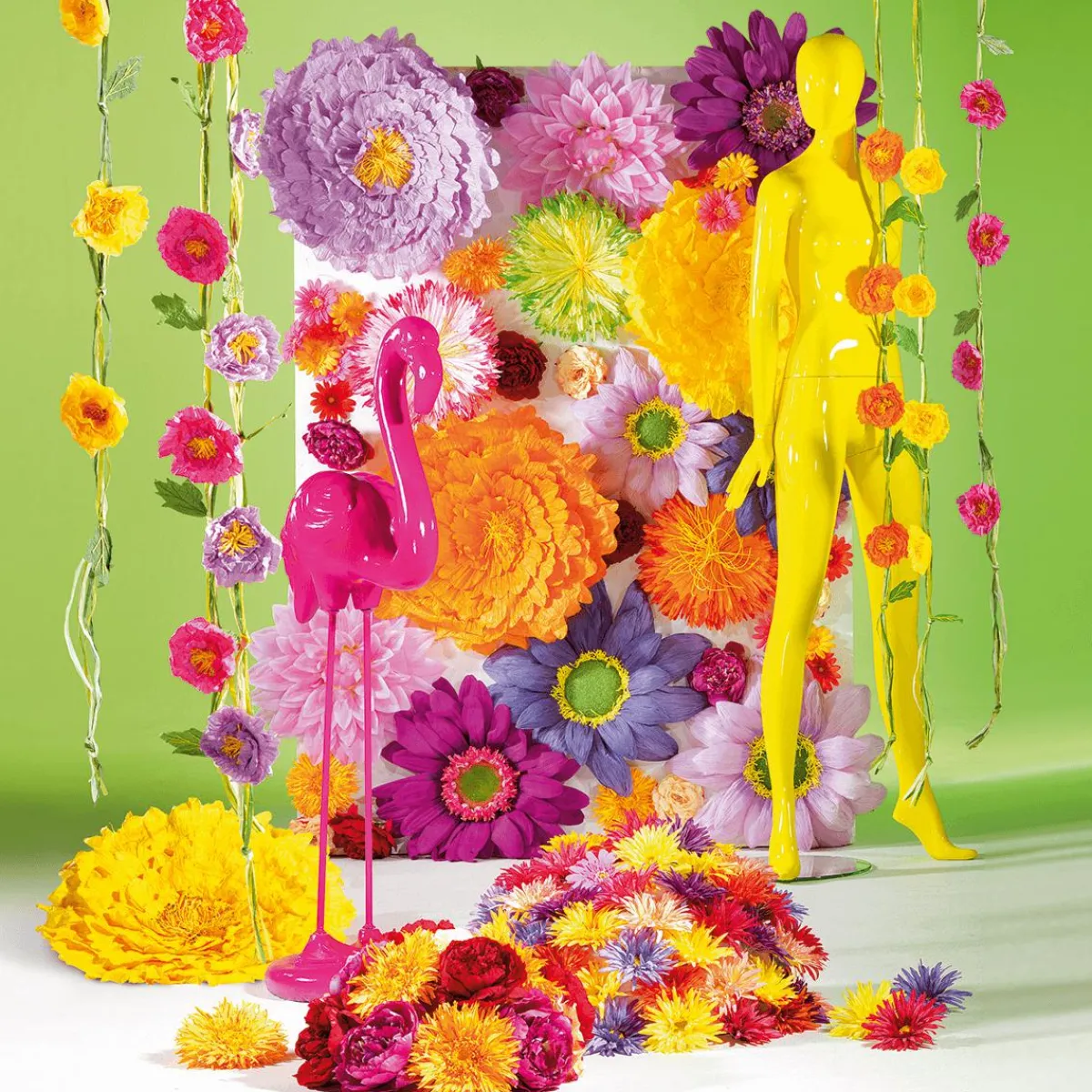 Decoración De Animales>DecoWoerner Flamenco Decorativo, Altura: 118 Cm, rosa