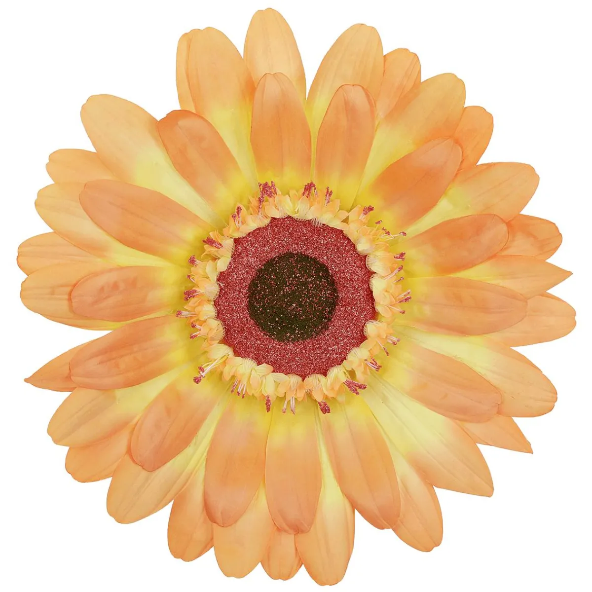 Decoración De Primavera|Cabezas De Flores Artificiales>DecoWoerner Flor De Gerbera Gigante, Ø 45 Cm, Color naranja