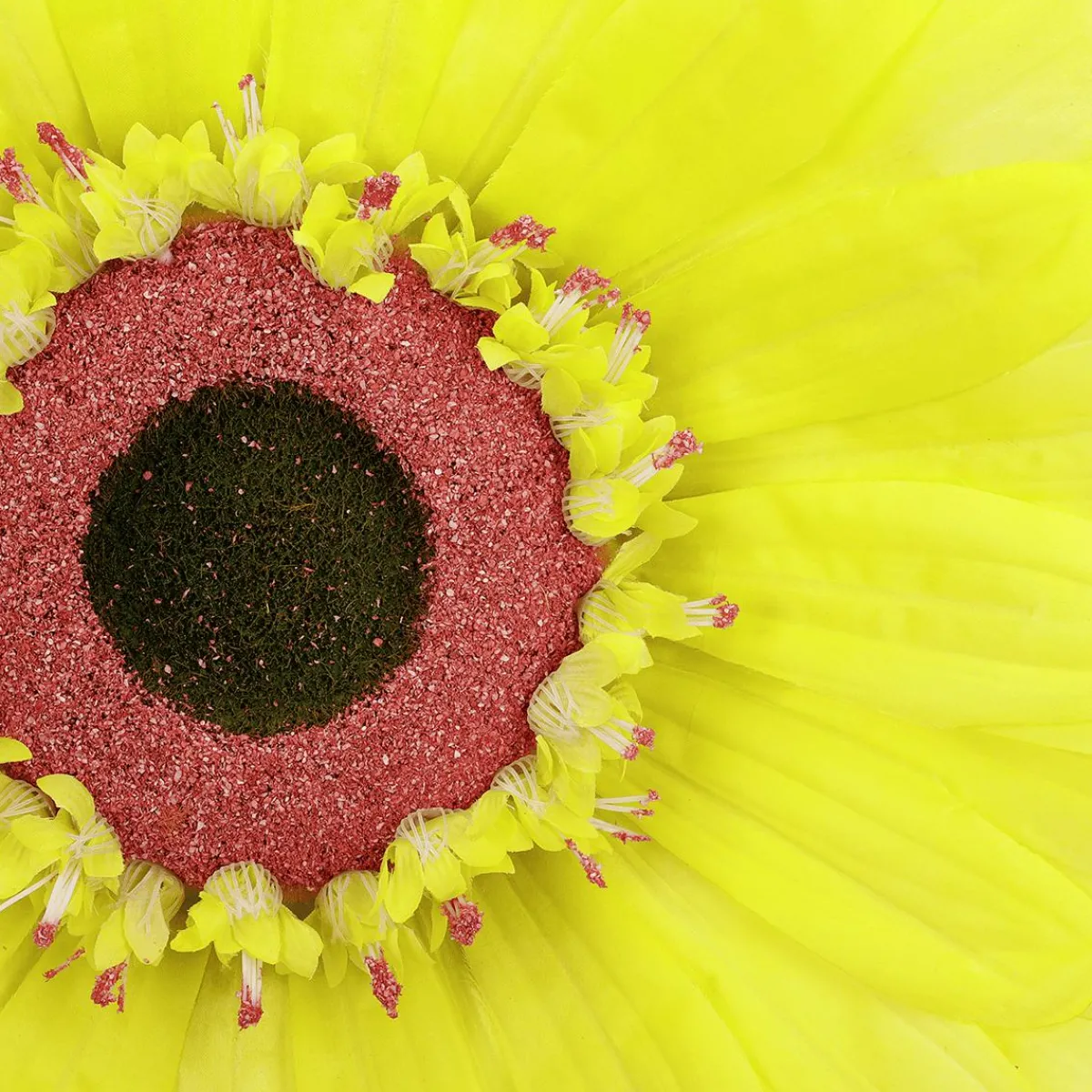 Decoración De Primavera|Cabezas De Flores Artificiales>DecoWoerner Flor De Gerbera Gigante Artificial, Marillo amarillo