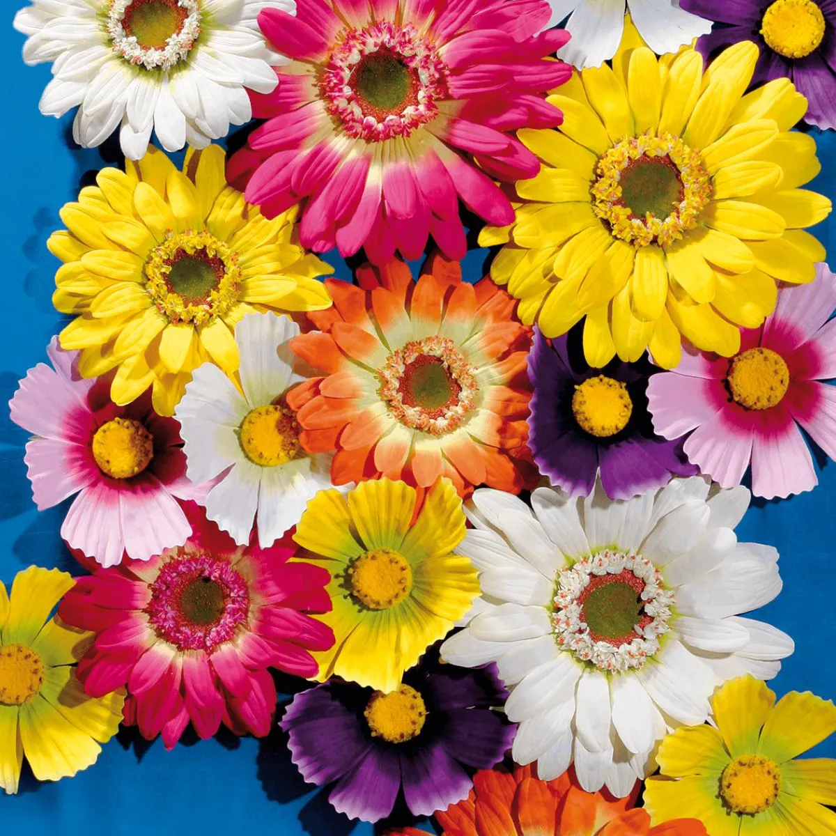 Decoración De Primavera|Cabezas De Flores Artificiales>DecoWoerner Flor De Gerbera Gigante Artificial, Marillo amarillo