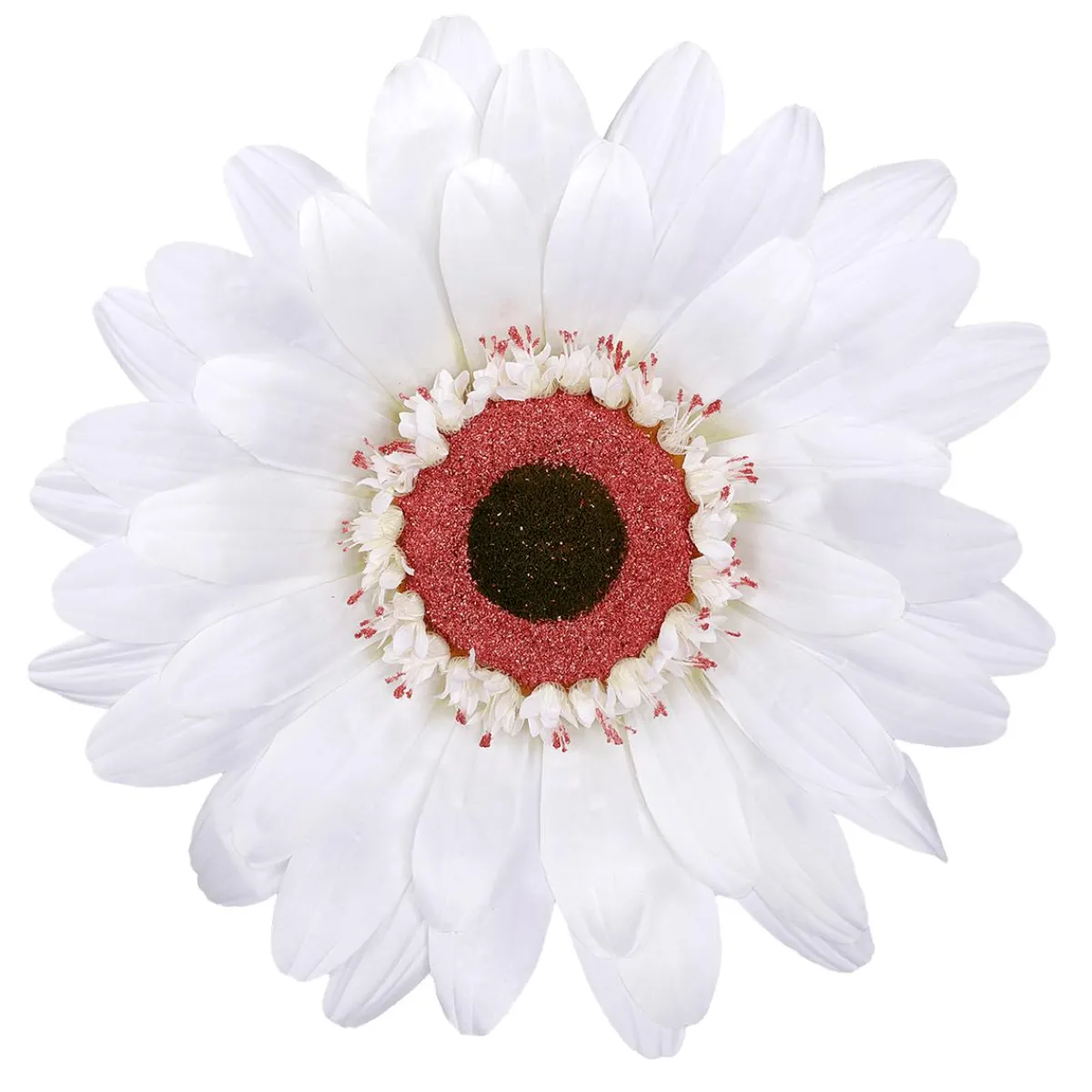 Decoración De Primavera|Cabezas De Flores Artificiales>DecoWoerner Flor De Gerbera Gigante Artificial, blanco
