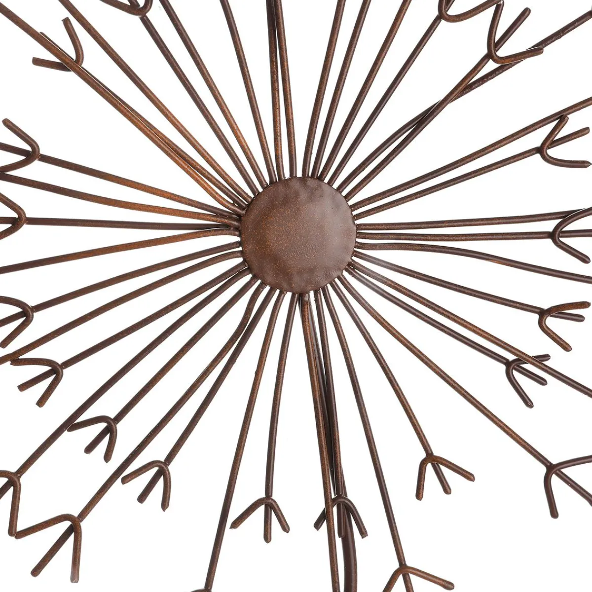 Decoración De Verano|Decoración De Primavera>DecoWoerner Flor De Metal Decorativa Plug 50 Cm marrón