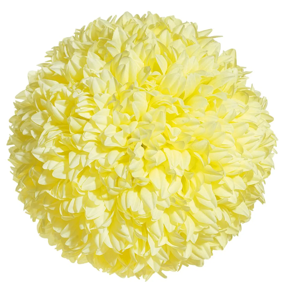 Decoración Temática|Decoración De Primavera>DecoWoerner Flor De Pompón, Ø 25 Cm, Amarilla amarillo