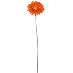 Flores Artificiales>DecoWoerner Flores Artificiales Gerbera 2 Piezas naranja