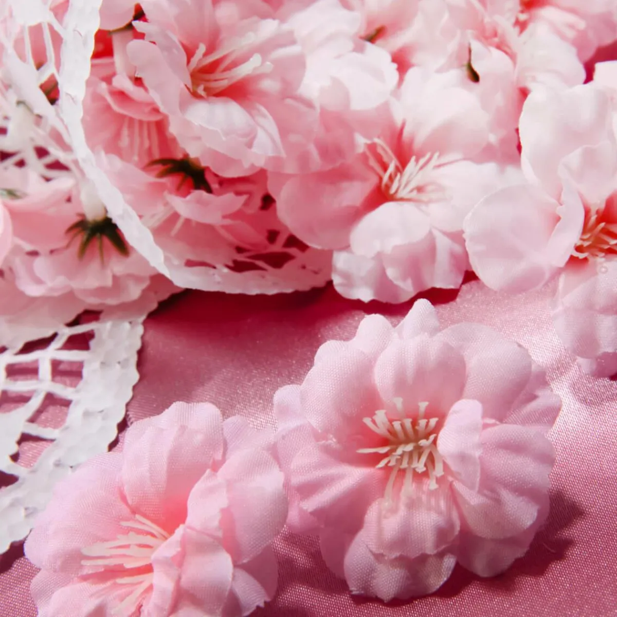 Decoración Dispersa|Decoración Temática>DecoWoerner Flores De Cerezo Decorativas Para Dispersar, do rosa