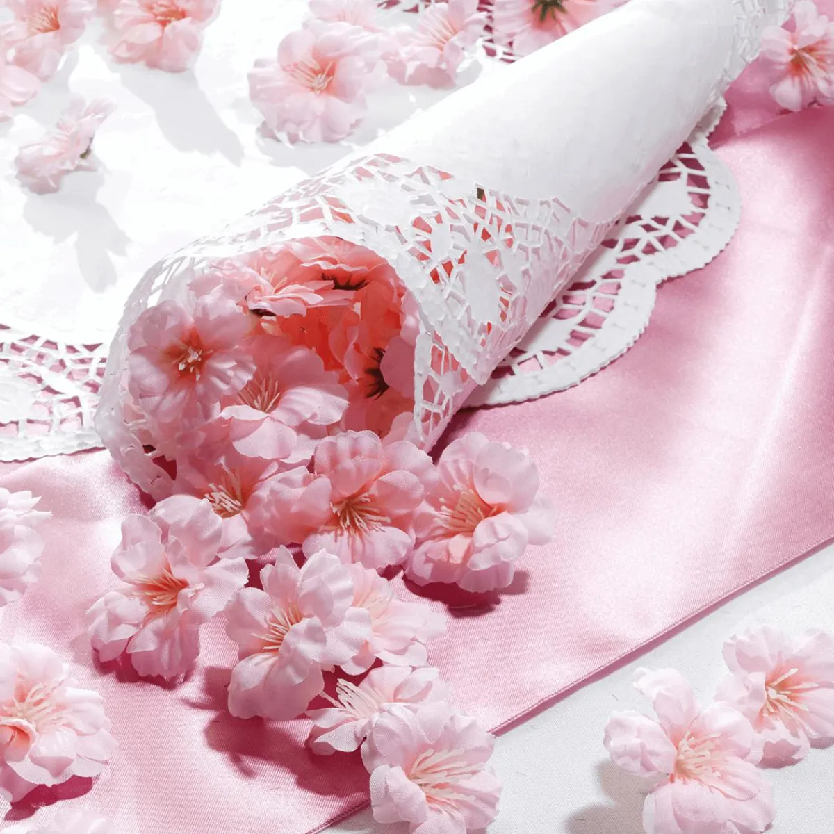Decoración Dispersa|Decoración Temática>DecoWoerner Flores De Cerezo Decorativas Para Dispersar, do rosa