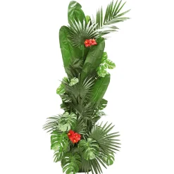 Decoración De Verano|Hojas>DecoWoerner Fronda De Areca Gigante Decorativa, Longitud 180 Cm verde